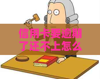 信用卡要逾期了还不上怎么办情况及应对措