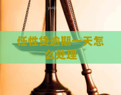 任性贷逾期一天怎么处理