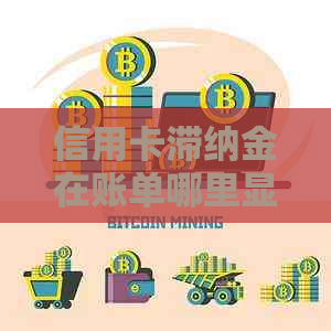 信用卡滞纳金在账单哪里显示