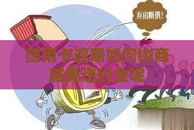 信用卡逾期如何协商减免违约金呢