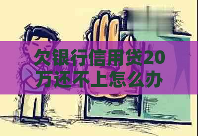 欠银行信用贷20万还不上怎么办