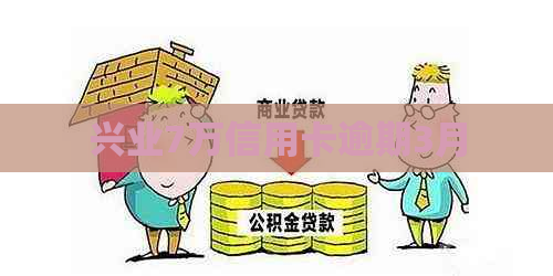 兴业7万信用卡逾期3月