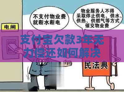 支付宝欠款3年无力偿还如何解决