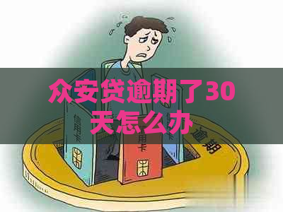 众安贷逾期了30天怎么办