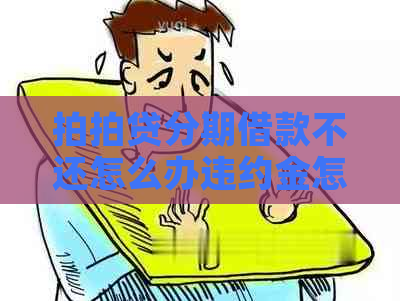 分期借款不还怎么办违约金怎么算