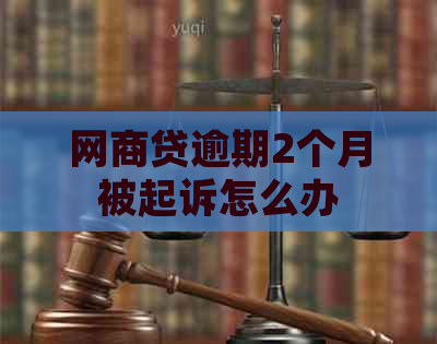 网商贷逾期2个月被起诉怎么办