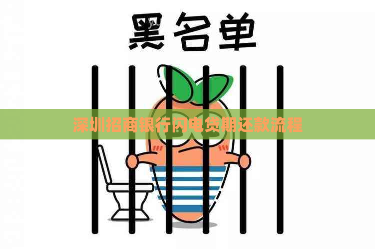 深圳招商银行闪电贷期还款流程