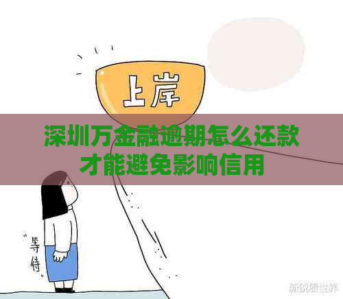 深圳万金融逾期怎么还款才能避免影响信用