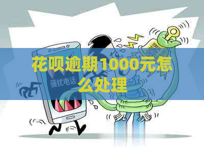 花呗逾期1000元怎么处理