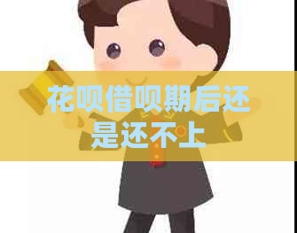 花呗借呗期后还是还不上