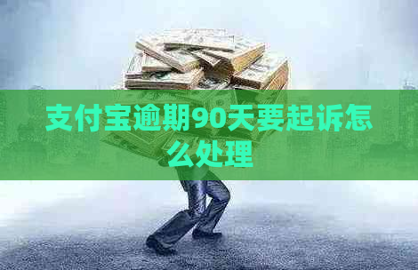 支付宝逾期90天要起诉怎么处理