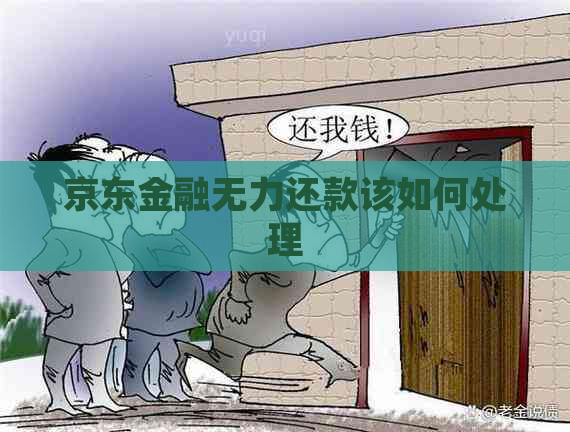 京东金融无力还款该如何处理