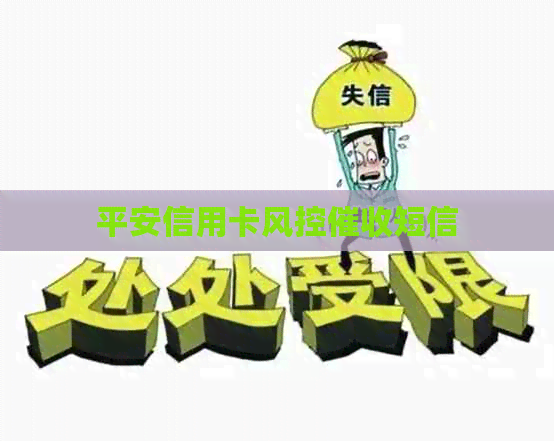 平安信用卡风控短信
