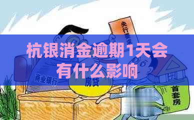 杭银消金逾期1天会有什么影响