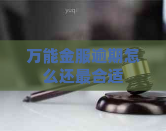 万能金服逾期怎么还最合适