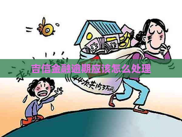 吉信金融逾期应该怎么处理