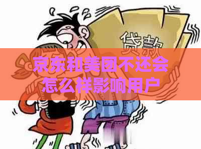 京东和美团不还会怎么样影响用户