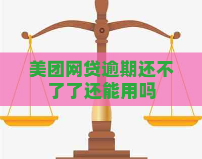 美团网贷逾期还不了了还能用吗
