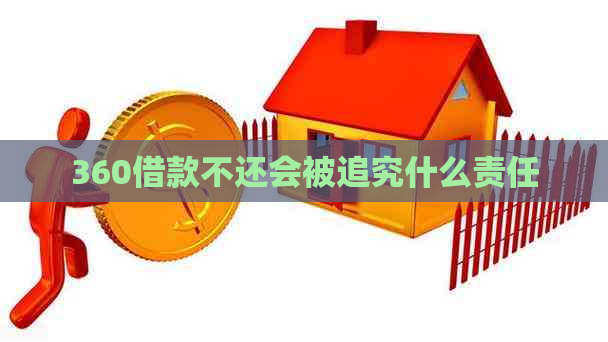 360借款不还会被追究什么责任