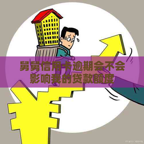舅舅信用卡逾期会不会影响我的贷款额度