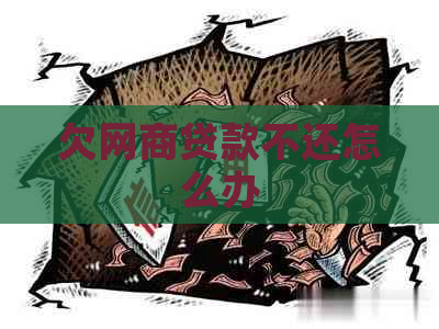 欠网商贷款不还怎么办
