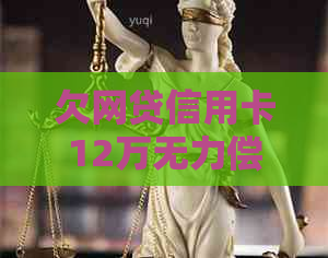 欠网贷信用卡12万无力偿还