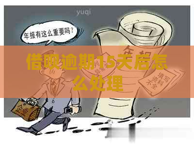 借呗逾期15天后怎么处理