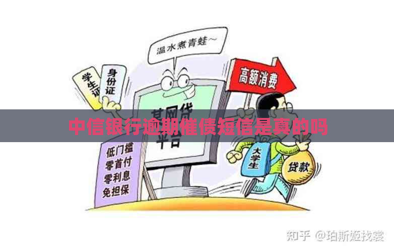 中信银行逾期催债短信是真的吗