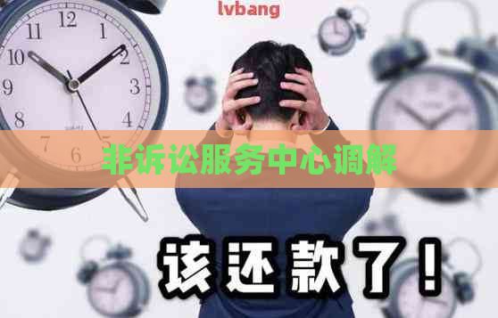 非诉讼服务中心调解
