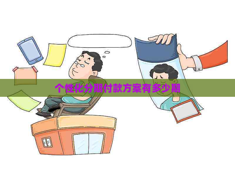 个性化分期付款方案有多少期