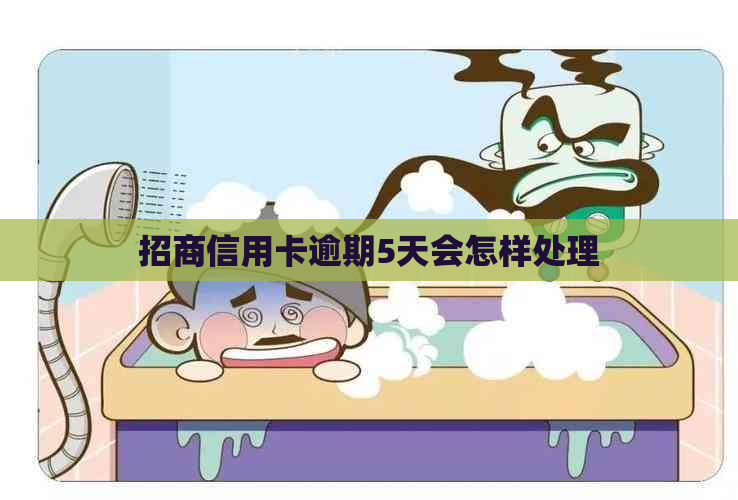 招商信用卡逾期5天会怎样处理