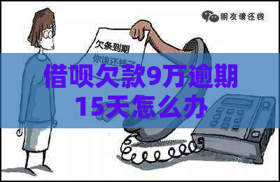 借呗欠款9万逾期15天怎么办