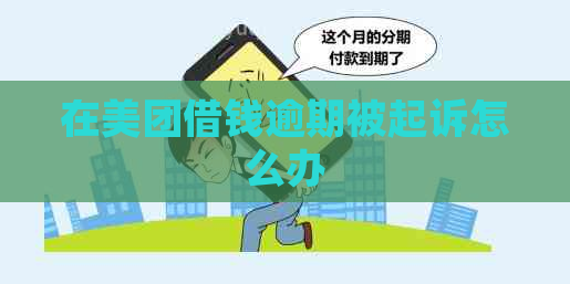 在美团借钱逾期被起诉怎么办
