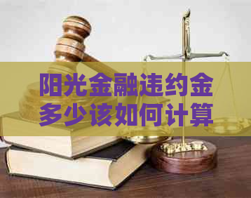 阳光金融违约金多少该如何计算