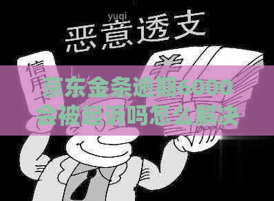 京东金条逾期6000会被起诉吗怎么解决