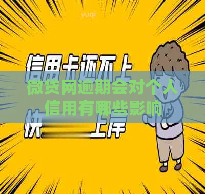 微贷网逾期会对个人信用有哪些影响