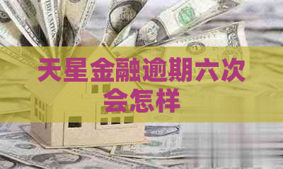 天星金融逾期六次会怎样