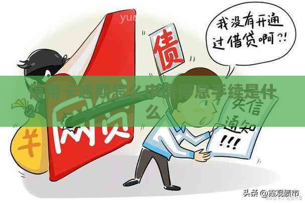 信用卡逾期怎么申请停息手续是什么