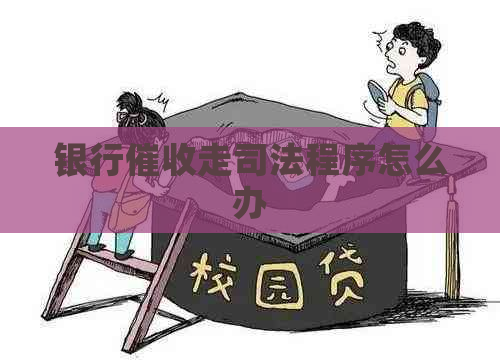 银行走司法程序怎么办
