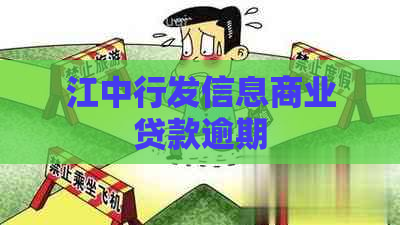 江中行发信息商业贷款逾期