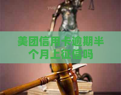 美团信用卡逾期半个月上吗