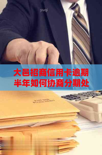 大邑招商信用卡逾期半年如何协商分期处理