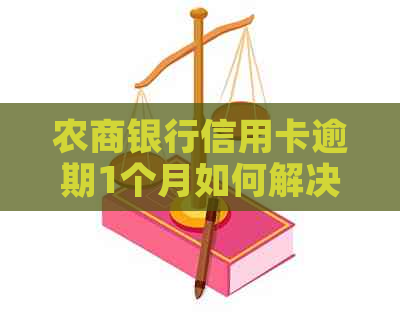 农商银行信用卡逾期1个月如何解决