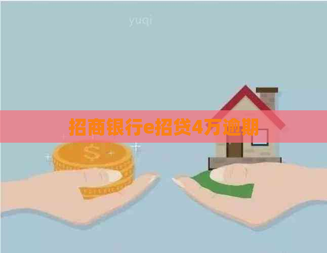 招商银行e招贷4万逾期