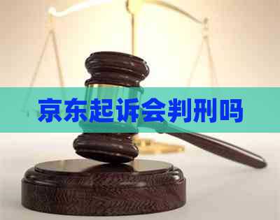 京东起诉会判刑吗