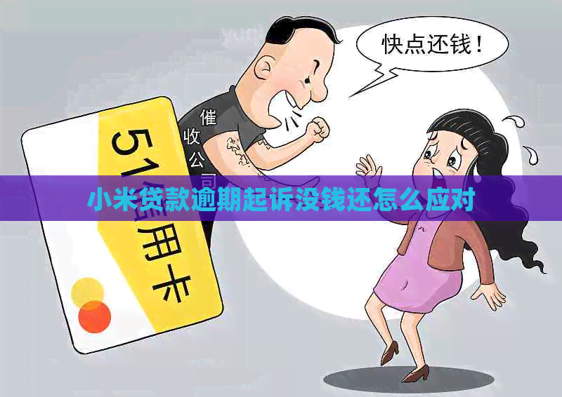 小米贷款逾期起诉没钱还怎么应对