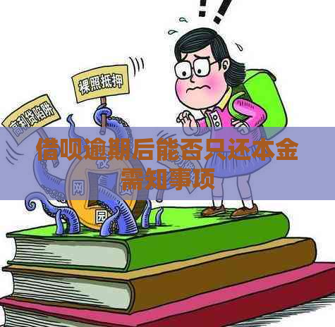 借呗逾期后能否只还本金需知事项