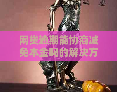 网贷逾期能协商减免本金吗的解决方法