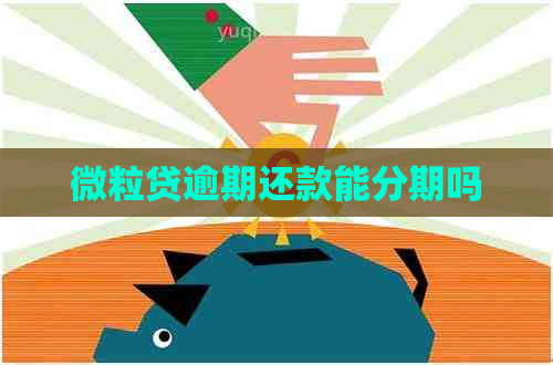微粒贷逾期还款能分期吗