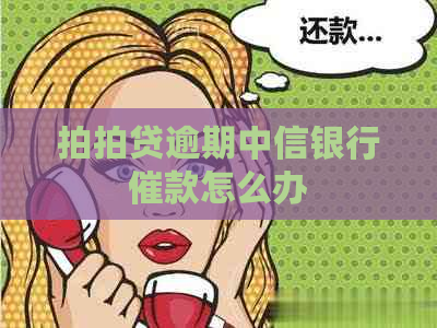 逾期中信银行催款怎么办